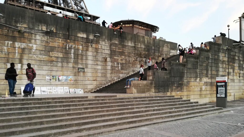 Pont d’Iéna Stairs
