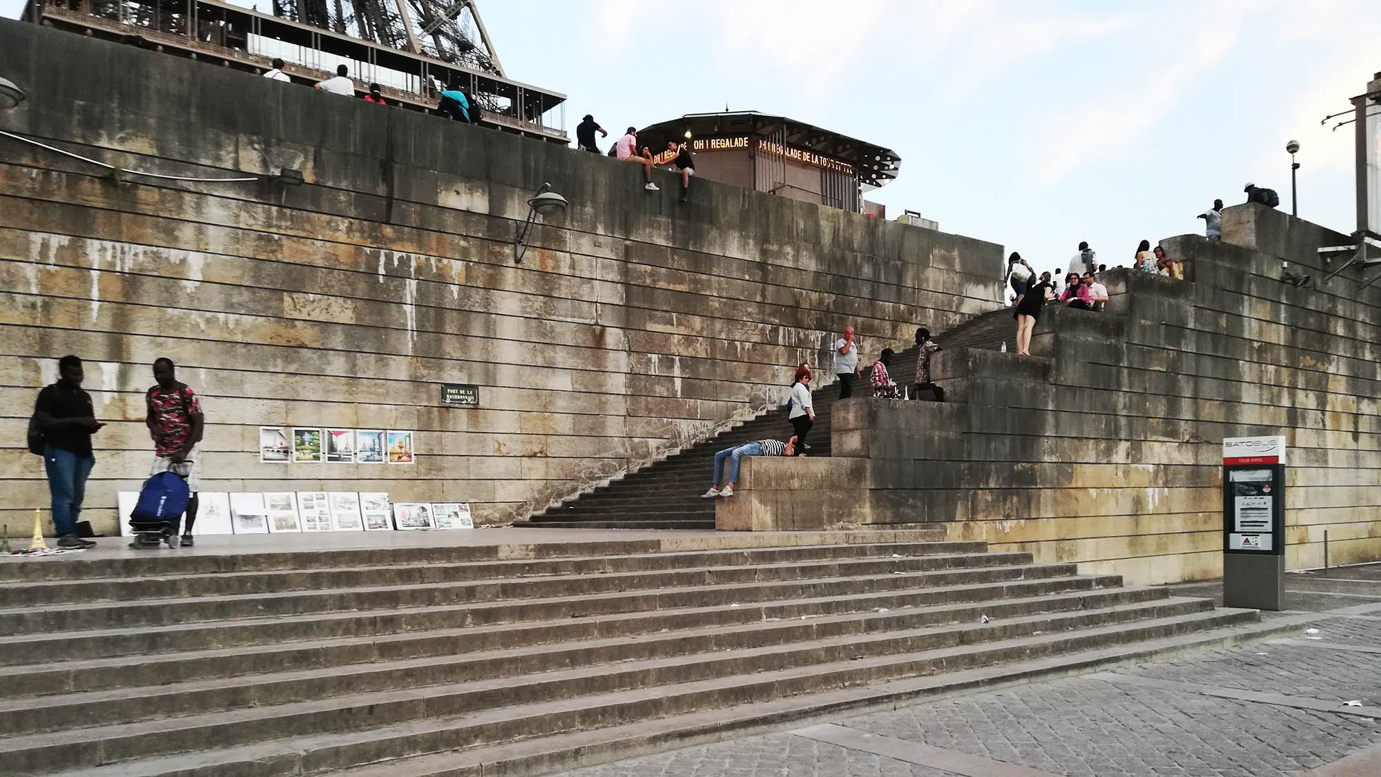 Pont d’Iéna Stairs